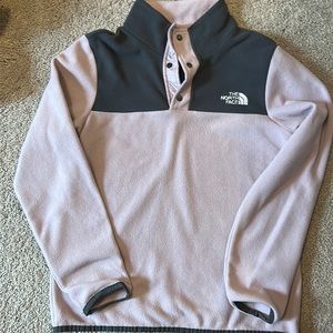 North Face girls size 10/12 fleece pullover